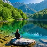 최고의 독립 여행지 추천 리스트 - **Slovenia: Julian Alps Serenity**
    "A breathtaking wide-angle shot of a serene landscape in the ...